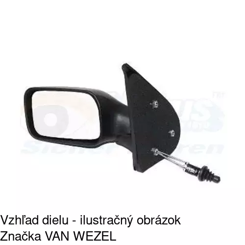 Vonkajšie zrkadlo 3005512E /POLCAR/ - obr. 5