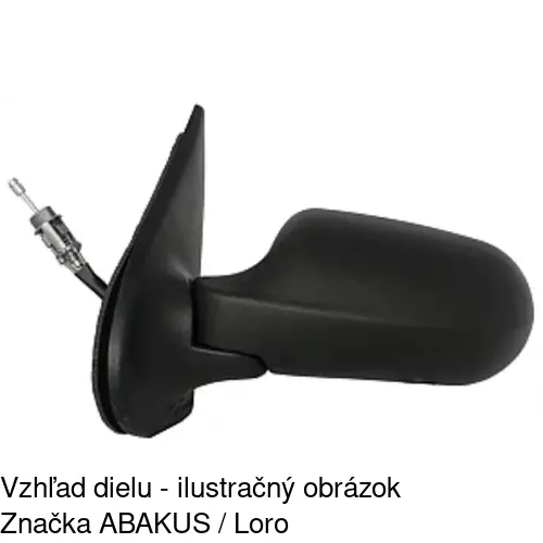 Vonkajšie zrkadlo POLCAR 3006511M