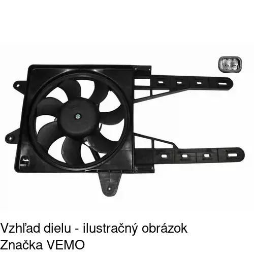 Ventilátory chladičov 301723W2 /POLCAR/ - obr. 1