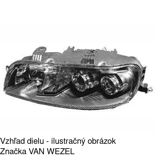 Hlavný reflektor 302210FE /POLCAR/ - obr. 4