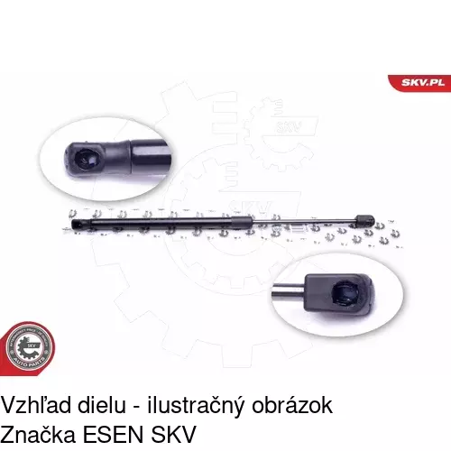 Plynová pružina 3022AB1 /POLCAR/ - obr. 4