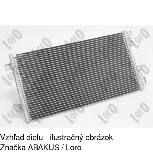 Chladiče klimatizácie 3022K8C4 /POLCAR/ - obr. 2