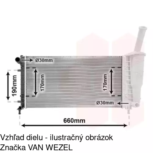 Chladiče vody 302308A2 /POLCAR/ - obr. 4