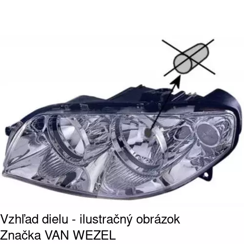 Hlavný reflektor 3023093V /POLCAR/ - obr. 1