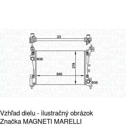 Chladiče vody 302408-3 /POLCAR/ - obr. 1