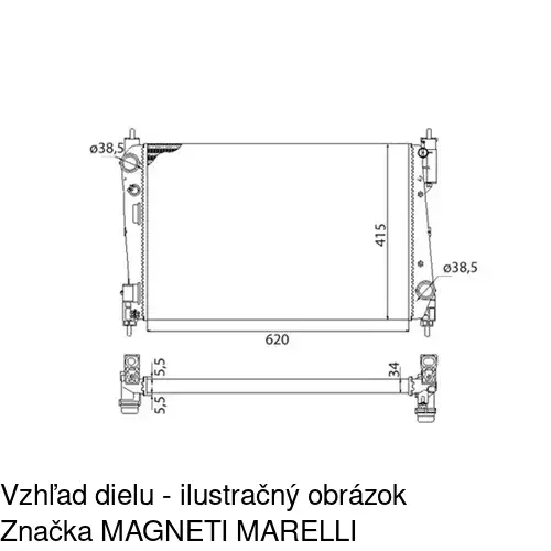 Chladiče vody 302408A1 /POLCAR/ - obr. 5
