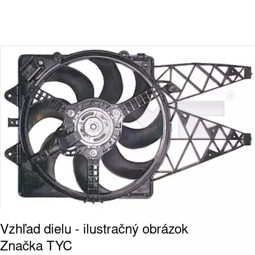 Ventilátory chladičov 302423W4 /POLCAR/ - obr. 1