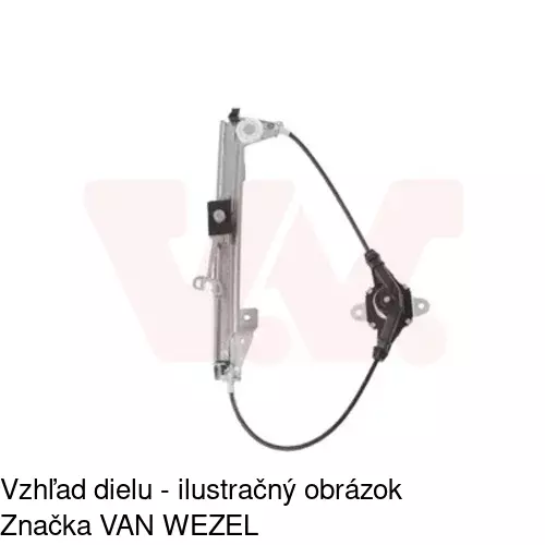 Manuálny mechanizmus okna dverí 3024PSM3 /POLCAR/ - obr. 5