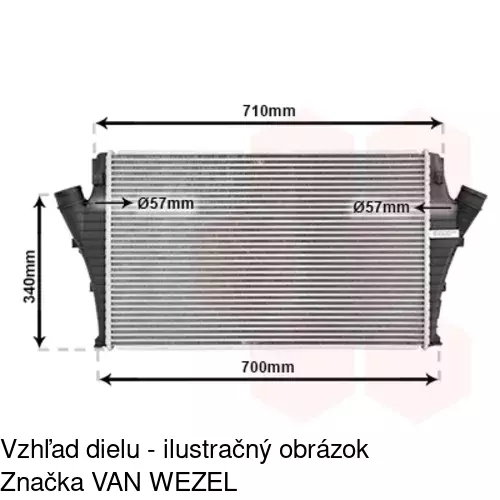 Chladiče vzduchu (Intercoolery) 3029J8-1 /POLCAR/ - obr. 4