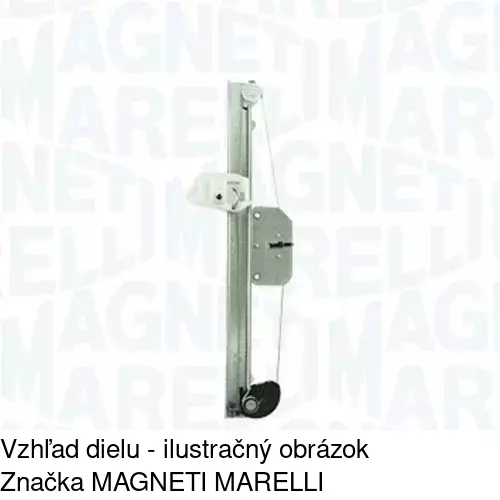 Mechanizmus sťahovania okna elektrický bez motora POLCAR 3031PSG2