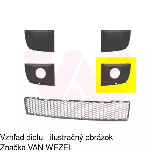 Kryt v nárazníku 303527-3 /POLCAR/ - obr. 2