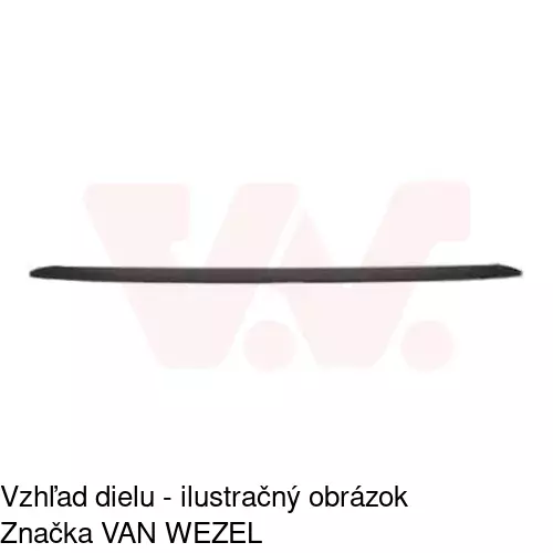 Spojler zadného nárazníka 303599 /POLCAR/ - obr. 3