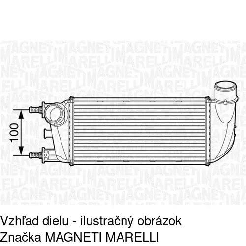 Chladiče vzduchu (Intercoolery) POLCAR 3035J81X