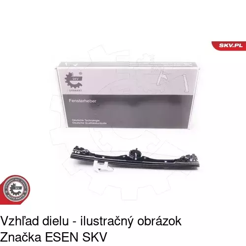 Elektrický mechanizmus okna dverí 3035PSE1 /POLCAR/ - obr. 2