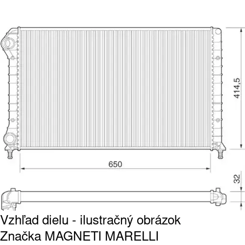 Chladiče vody POLCAR 3040083X
