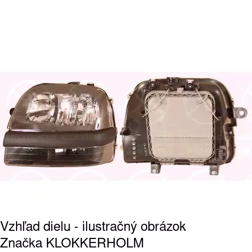 Hlavný reflektor 3040091E /POLCAR/ - obr. 2