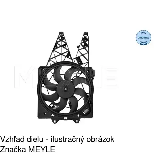 Ventilátory chladičov 304223W3X /POLCAR/ - obr. 2