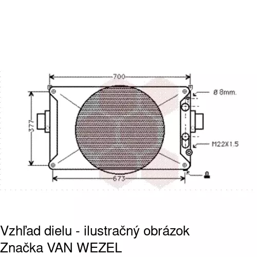 Chladiče vody 3050084X /POLCAR/ - obr. 1
