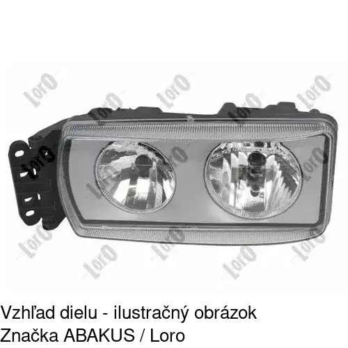 Hlavný reflektor 305610-E /POLCAR/ - obr. 5