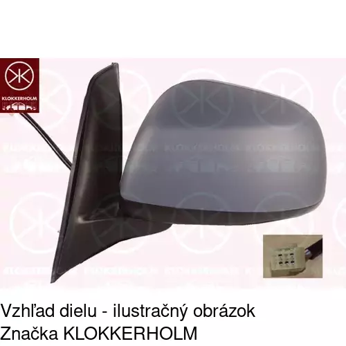Vonkajšie zrkadlo 3075513E /POLCAR/ - obr. 1
