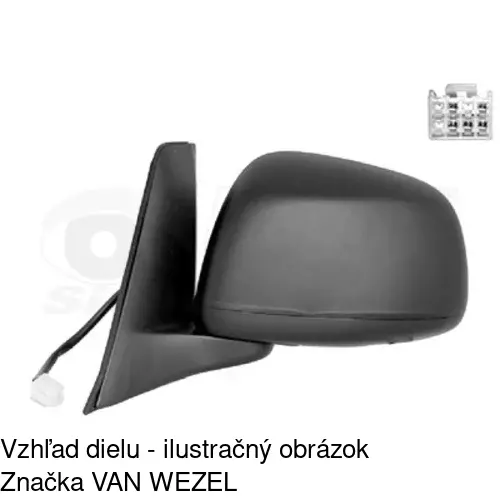 Vonkajšie zrkadlo 3075513E /POLCAR/ - obr. 3