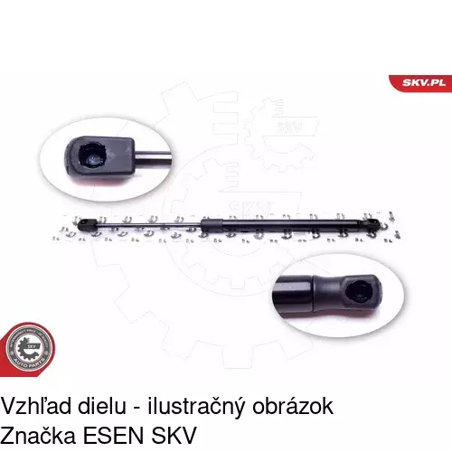 Plynová pružina 3075AB /POLCAR/ - obr. 4