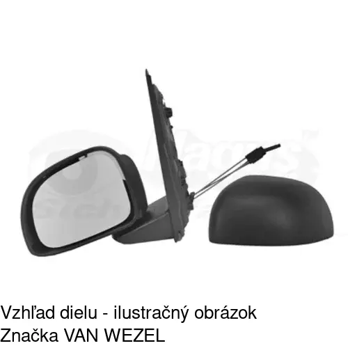 Vonkajšie zrkadlo 30A1511E /POLCAR/ - obr. 4