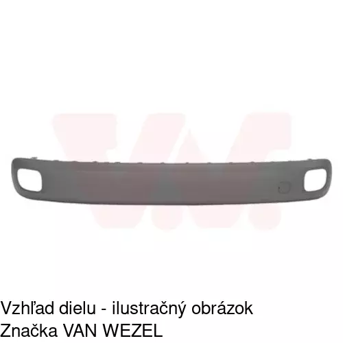 Lišta nárazníka 30A196-5 /POLCAR/ - obr. 1