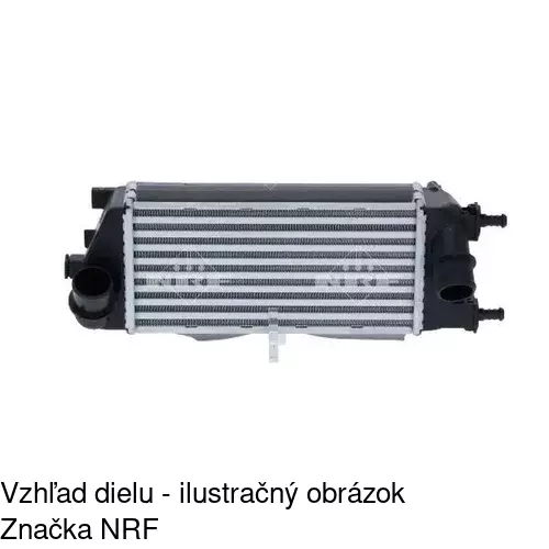 Chladiče vzduchu (Intercoolery) 30A1J81X /POLCAR/ - obr. 1