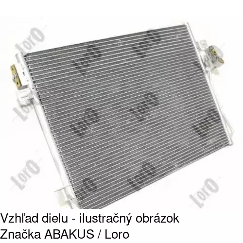 Chladiče klimatizácie 3140K8C1 /POLCAR/ - obr. 1