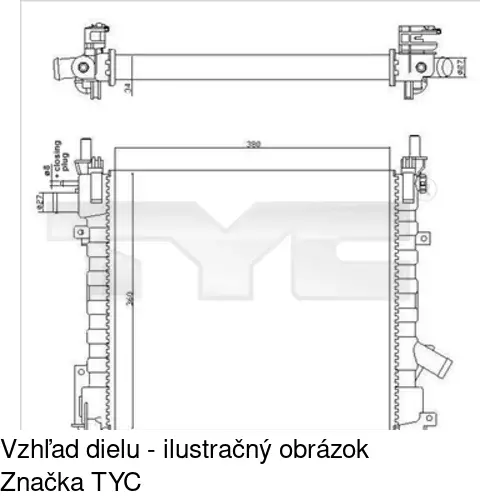 Chladiče vody POLCAR 320008-4