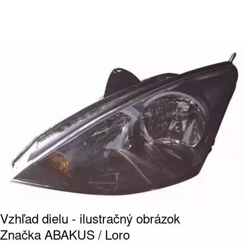 Hlavný reflektor 3201104E /POLCAR/ - obr. 2