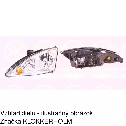 Hlavný reflektor 3201105E /POLCAR/ - obr. 3