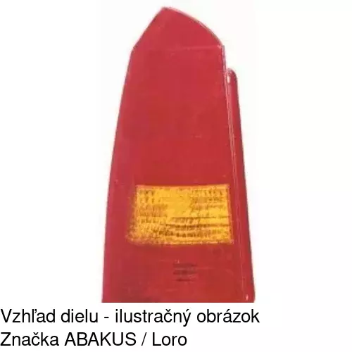 Zadné svetlo POLCAR 3201872E