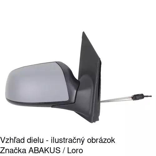 Vonkajšie zrkadlo 3202521E /POLCAR/ - obr. 4