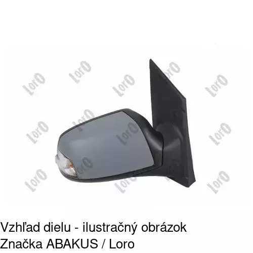 Vonkajšie zrkadlo 3202528E /POLCAR/ - obr. 4
