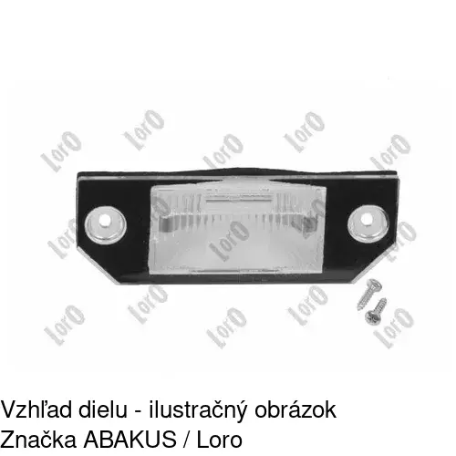Svetlo na osvetlenie evidenčného čísla 3202959 /POLCAR/ - obr. 3