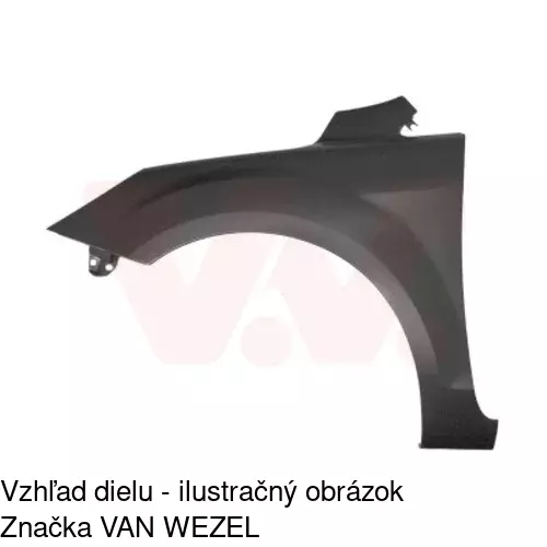 Predný blatník 320502 /POLCAR/ - obr. 5