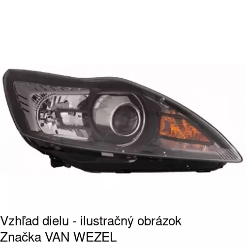 Hlavný reflektor 3205105E /POLCAR/ - obr. 3