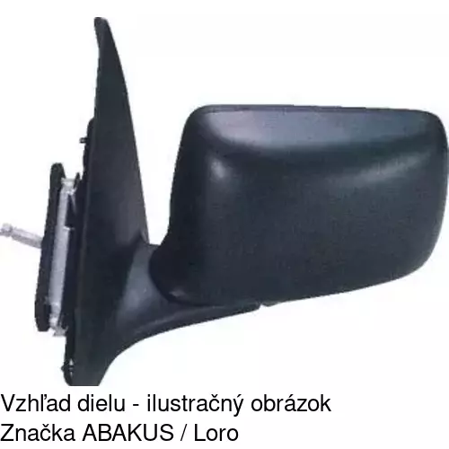 Vonkajšie zrkadlo POLCAR 3206521M