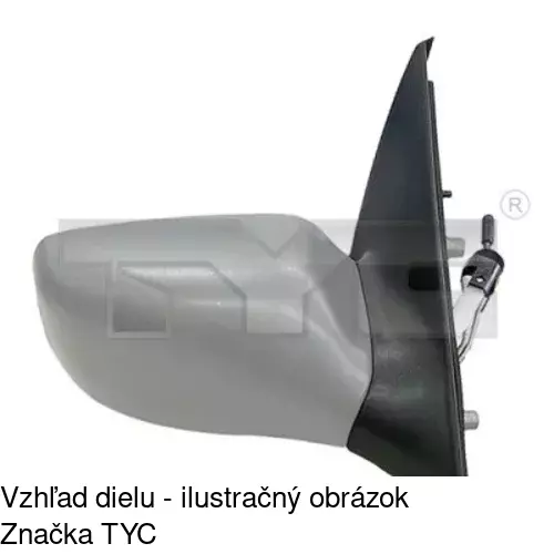 Vonkajšie zrkadlo 3207511M /POLCAR/ - obr. 5