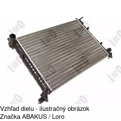 Chladiče vody 321008A3 /POLCAR/ - obr. 2