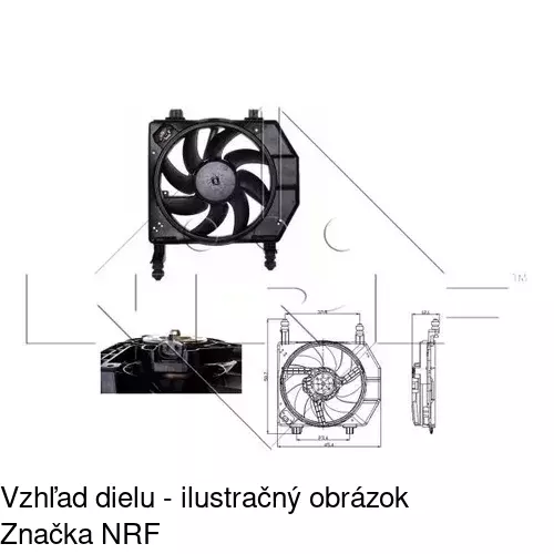 Ventilátory chladičov 321023W3 /POLCAR/ - obr. 2