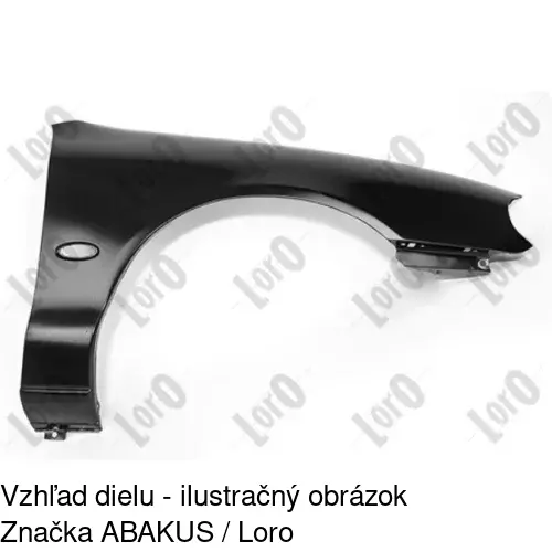 Predný blatník 321702 /POLCAR/ - obr. 1