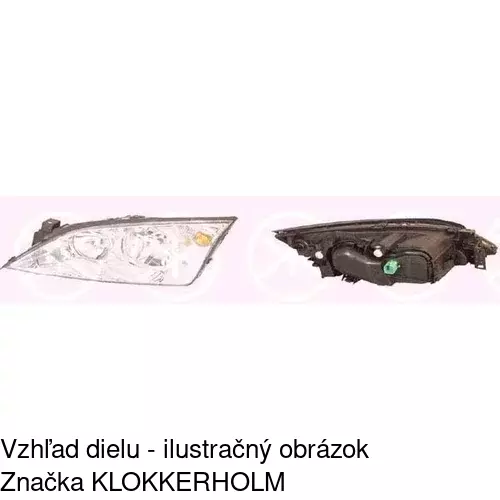 Hlavný reflektor 3218092E /POLCAR/ - obr. 2