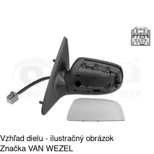 Vonkajšie zrkadlo 3218518E /POLCAR/ - obr. 3