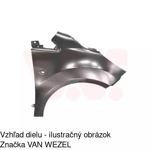 Predný blatník 323302 /POLCAR/ - obr. 3