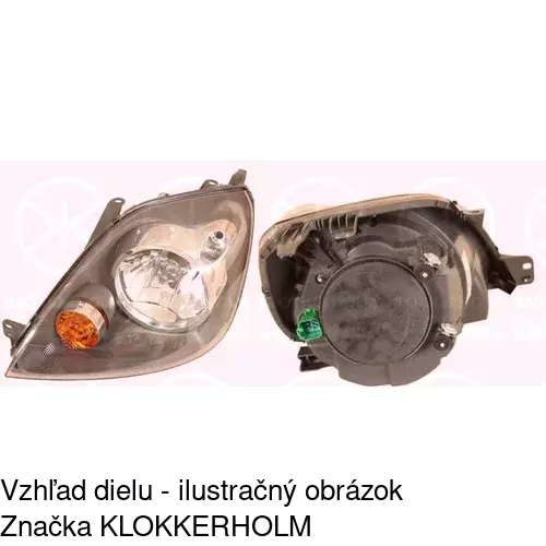 Hlavný reflektor 323710-U /POLCAR/ - obr. 2