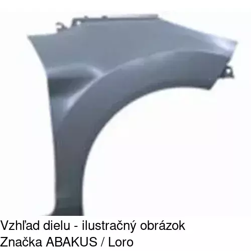 Predný blatník 323801 /POLCAR/ - obr. 4