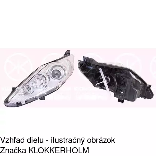 Hlavný reflektor 3238101E /POLCAR/ - obr. 1